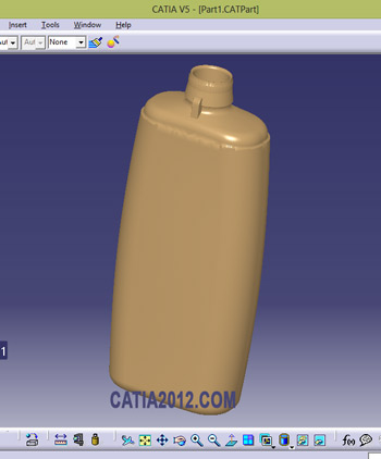 آموزش تبدیل فرمت STL به فایل کتیا آموزش تبدیل فرمت STL به فایل کتیا