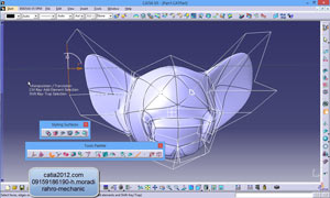 اموزش پیشرفته مدلسازی سر عروسک با نرم افزار کتیا-catia