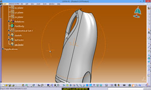 اموزش مدلسازی مدل بطری CATIA