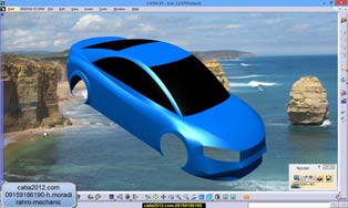 طراحی پیشرفته با نرم افزار catiaمدلسازی ماشین