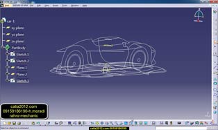 طراحی پیشرفته با نرم افزار catiaمدلسازی خودرو