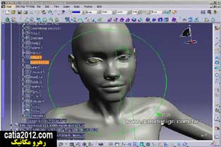 اموزش مدلسازی چشم انسان نرم افزار catia