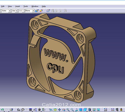 آموزش مدل پیشرفته پایه سی پی یو کامپیوتر در کتیاcatia آموزش مدل پیشرفته پایه سی پی یو کامپیوتر در کتیاcatia