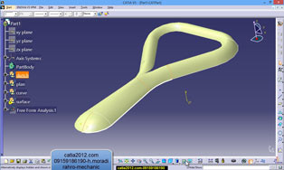 اموزش مدلسازی چشم در نرم افزار کتیا