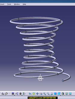 اموزش طراحی فنر در نرم افزار کتیا اموزش طراحی فنر در نرم افزار کتیا