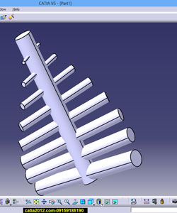 اموزش مدلسازی مدل یک فولود در نرم افزار کتیا-CATIA