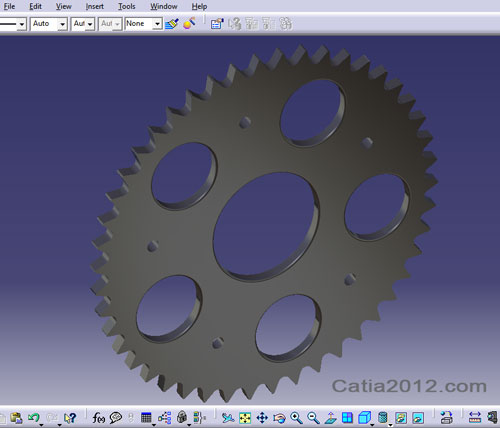 اموزش مدلسازی یک چرخدنده ساده catia اموزش مدلسازی یک چرخدنده ساده catia
