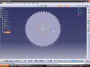 فیلم اموزش طراحی مدل  چرخدنده ساده با نرم افزار کتیا catia