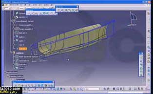 فیلم آموزشی کاربردی نقشه کشی در کتیاcatia
