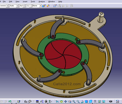 اموزش شبیه سازی مونتاژ حرکت دریچه کتیا اموزش شبیه سازی مونتاژ حرکت دریچه کتیا