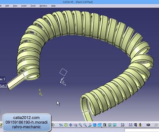 فیلم اموزش طراحی لوله کشی با نرم افزار کتیا catia