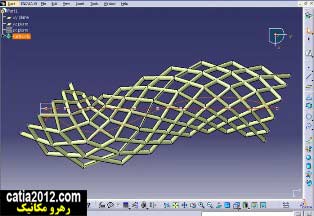 اموزش طراحی مدل توری خم شکل در نرم افزار catia اموزش طراحی مدل توری خم شکل در نرم افزار catia